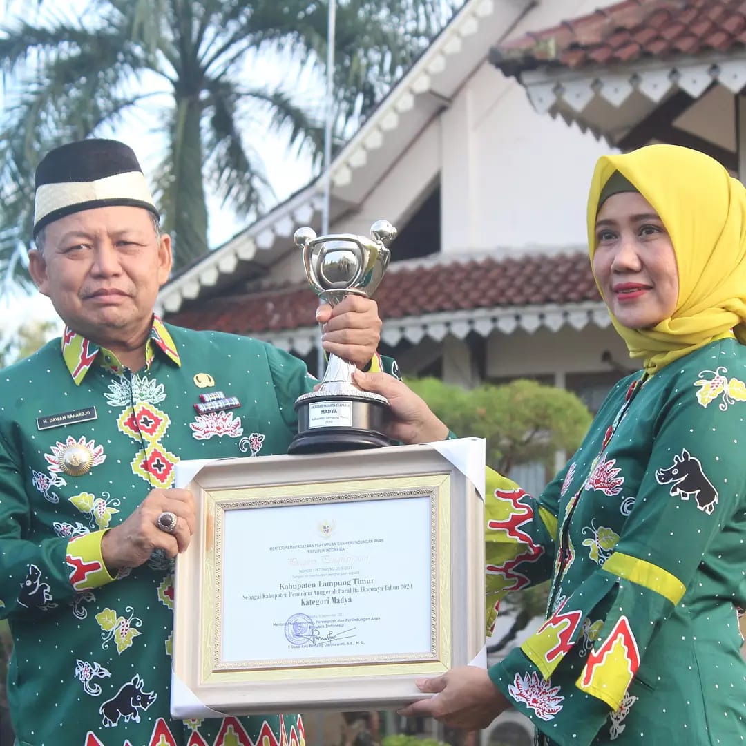 Bupati Lampung Timur M Dawam Rahardjo Kembali Meraih Penghargaan Anugerah Parahita Ekapraya (APE)