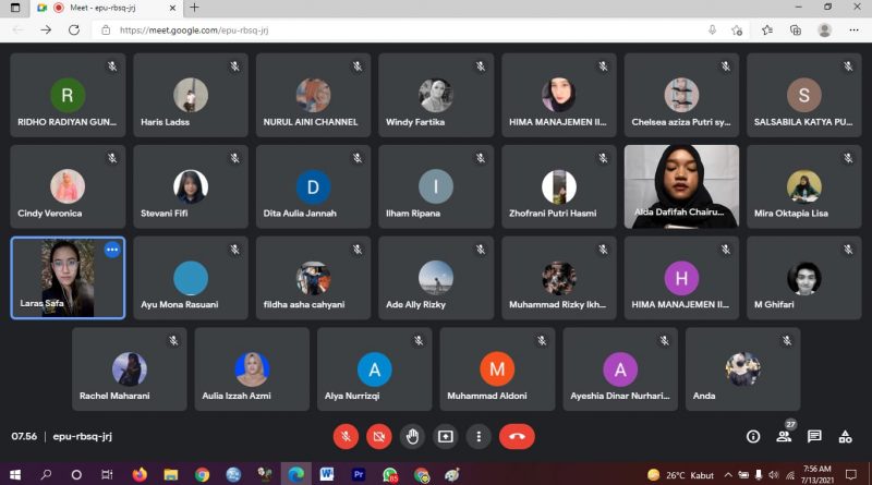 Accounting Exhibition 2021 Hima Akuntansi Darmajaya Berjalan Sukses