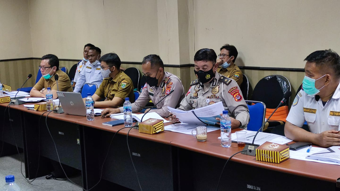 Rakor Pembangunan Gedung BPBD Dan Gedung PKB, Ditlantas Polda Banten Analisis Dampak Lantas