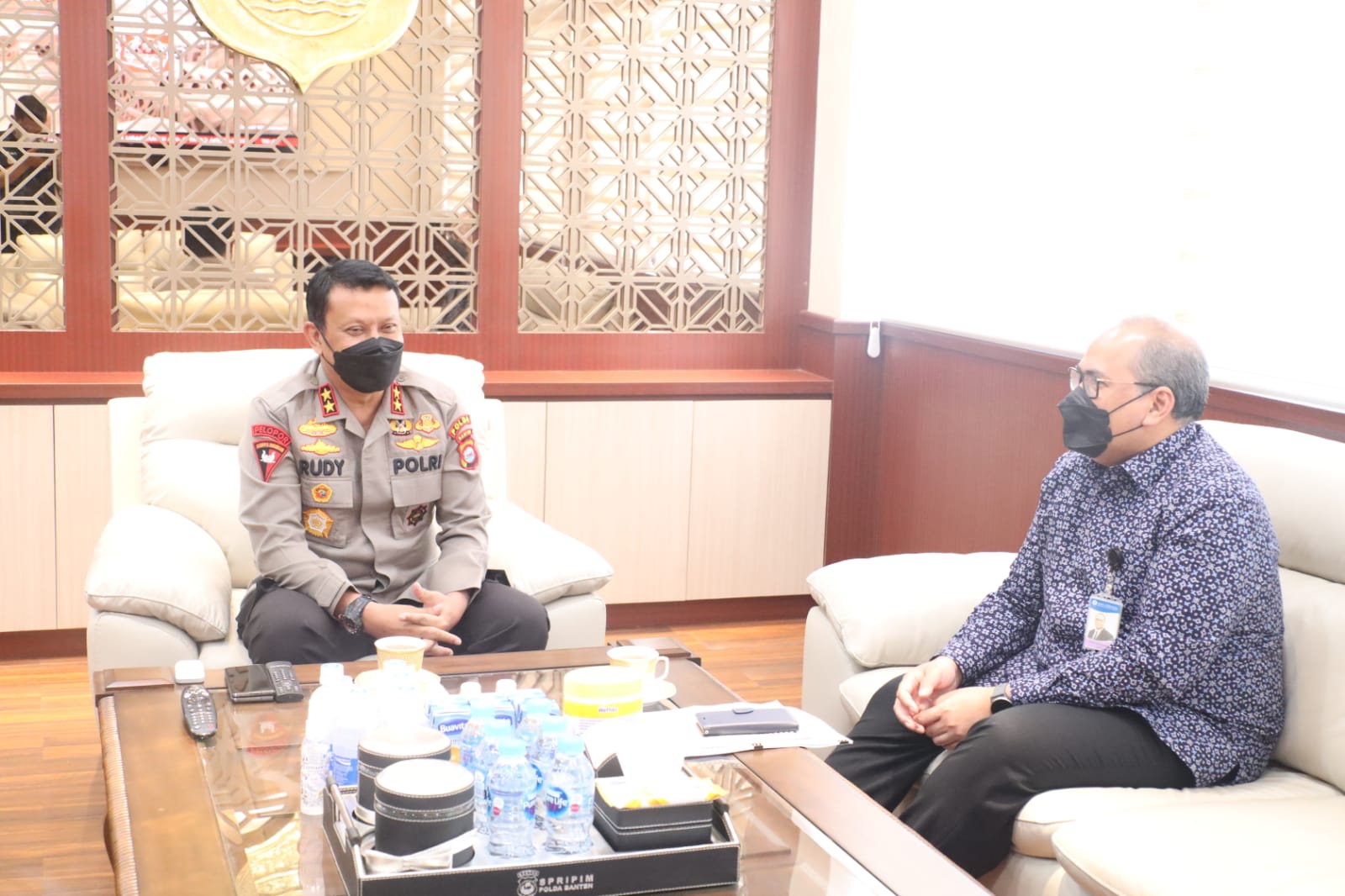 Kepala Perwakilan Bank Indonesia Provinsi Banten Kunjungi Polda Banten Dalam Rangka Silaturahmi