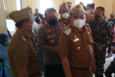 Pemkab Lamteng Fokus Di 9 Titik Lokasi Vaksinasi Covid 19.