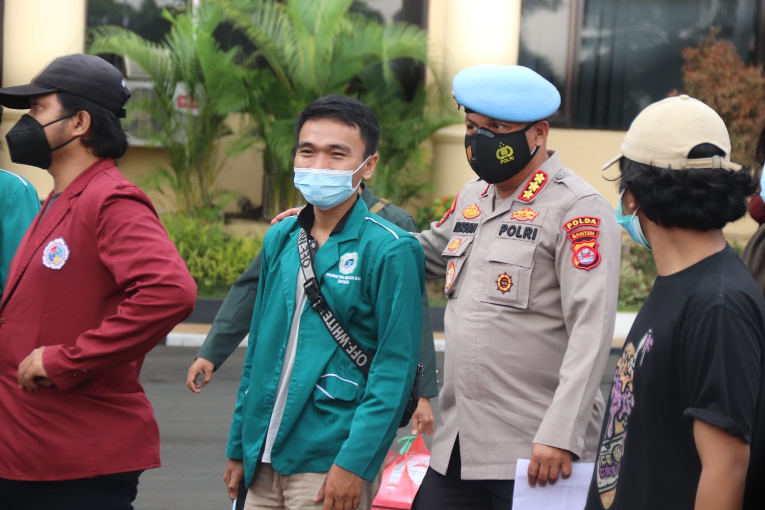 Belasan Perwakilan Mahasiswa Ke Polda Banten, Karoops : Tuntutan Mahasiswa Akan Kita Tindaklanjuti