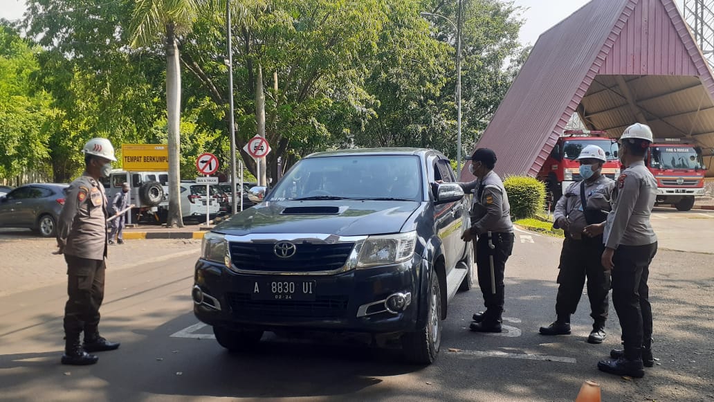 Pastikan Keamanan Di PT Indonesia Power PLTU Surlaya, Ditpamobvit Polda Banten Lakukan Pengamanan