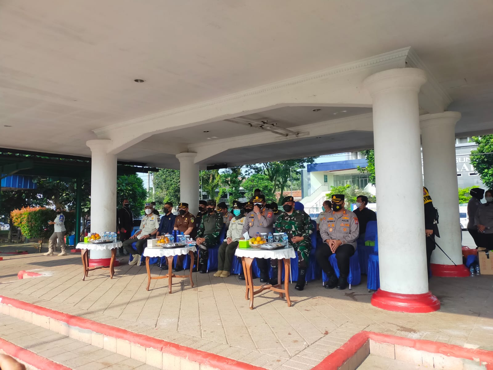 Polres Lebak Polda Banten Gelar Apel Pergeseran Pasukan Dalam Rangka Pengamanan Pilkades Serentak