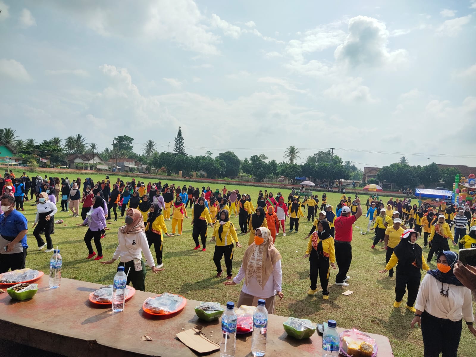 Ketua Tim Penggerak PKK Yus Bariah Dawam Lakukan Kegiatan Germas