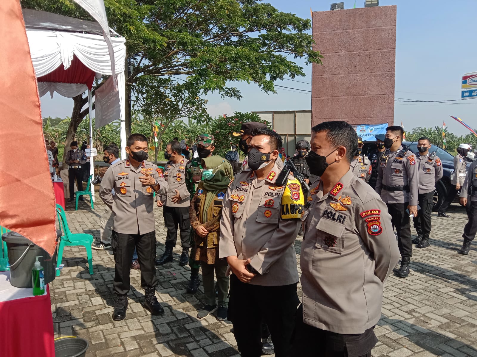 Pamatwil Polsek Pabuaran Sambang Dialogis Sampaikan Pesan Kamtibmas Ke Calon