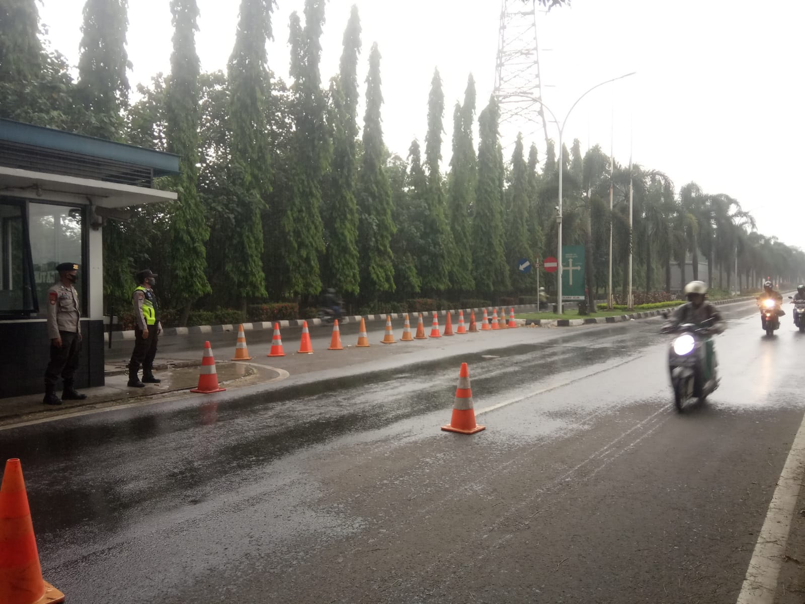 Jamin Keamanan PT KIEC, Ditpamobvit Polda Banten Lakukan Pengamanan