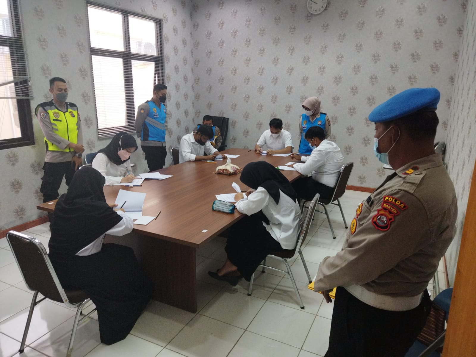 Bidpropam Polda Banten Awasi Seleksi Penerimaan ASN Tahun Anggaran 2021 Di Polda Banten