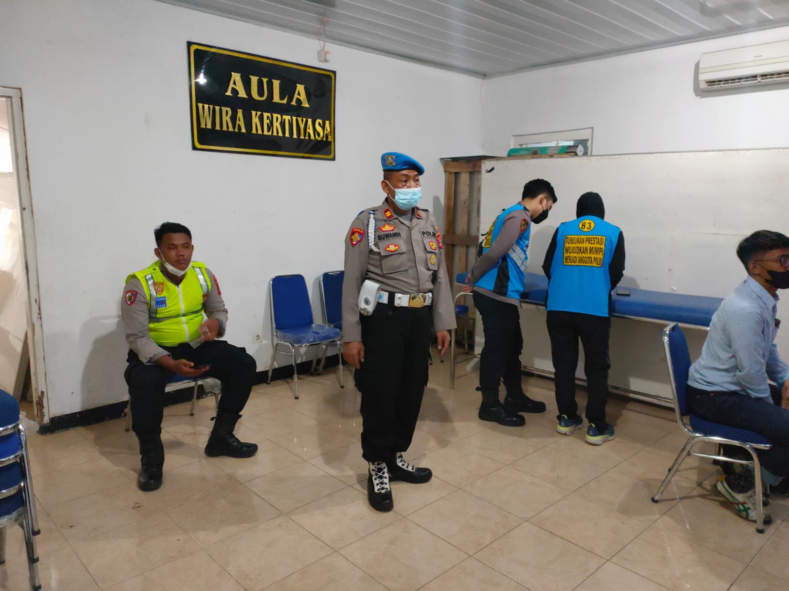 Bidropam Polda Banten Monitoring Pelaksanaan Pemeriksaan Kesehatan Jiwa CPNS Tahun 2021