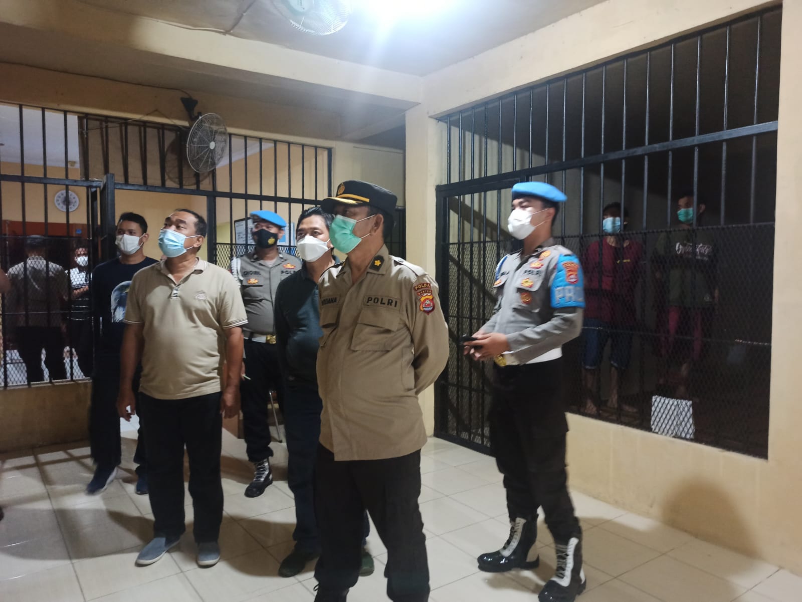 Pastikan Tahanan Aman, Bidpropam Polda Banten Cek Rutan