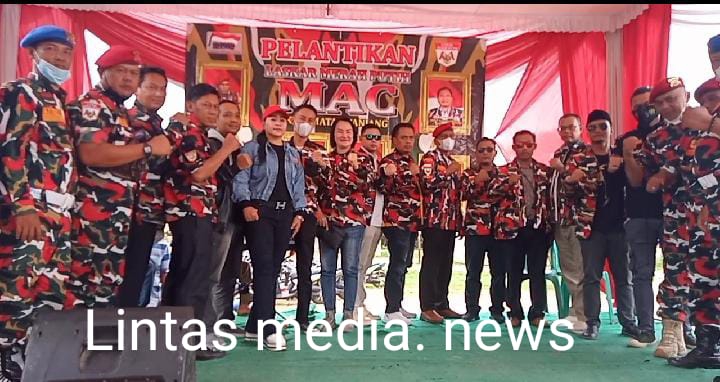 Macab LMP Kota Bandar Lampung  Lantik Kepengurusan  MAC  Kecamatan Panjang