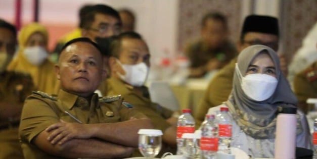 Bupati Lampung Selatan H. Nanang Hadiri Acara Pertemuan Penilaian Kinerja Aksi Konvergensi