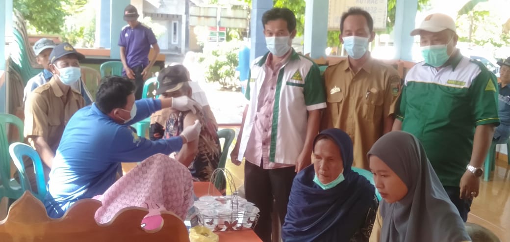 Pekon Paku Gelar Vaksin 1, 2 Dan 3 Di Gedung Balai Pekon