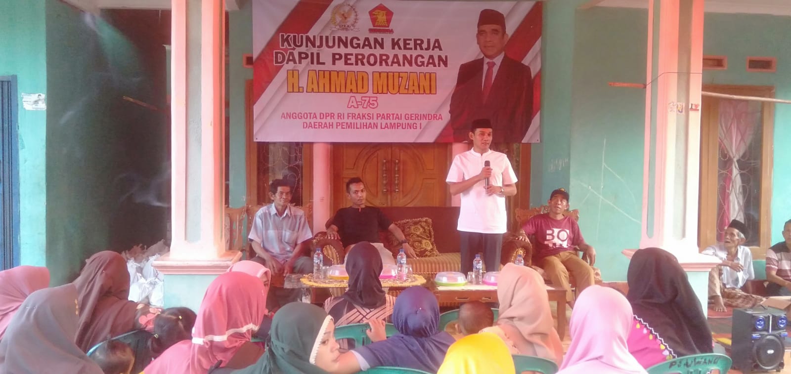 Anggota Dewan DPR RI Partai Gerinda Kunjungan Kerja Ke Lembayan Barat