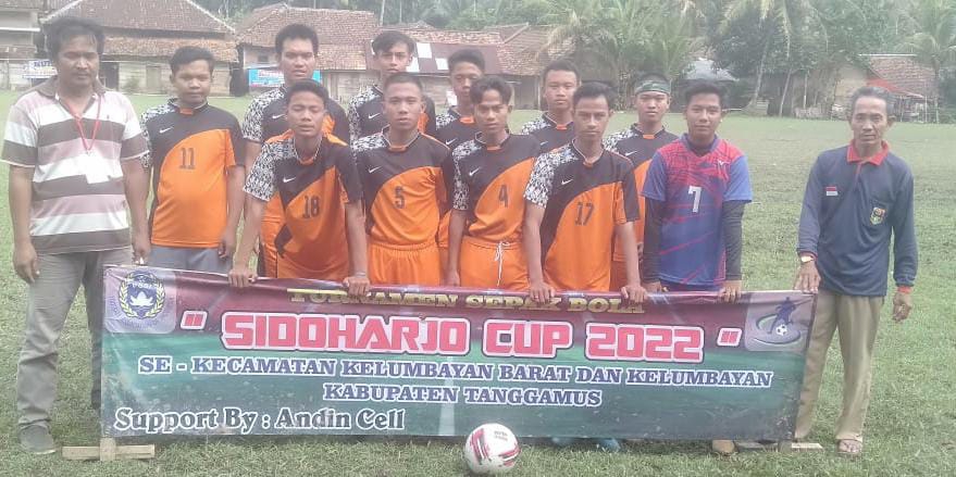 Jalin Talisilaturahmi Kecamatan Kelumbayan Barat Gelar Turnamen Sepak Bola ” Sidoharjo Cup “