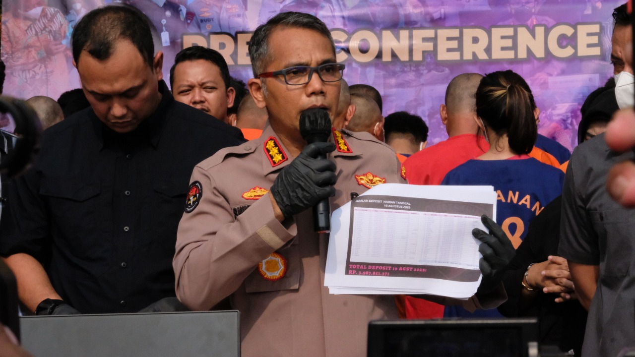 Komit Hajar Judi, Polda Banten Gandeng PPATK Dan Kominfo Serta Terapkan Pasal Money Laundering