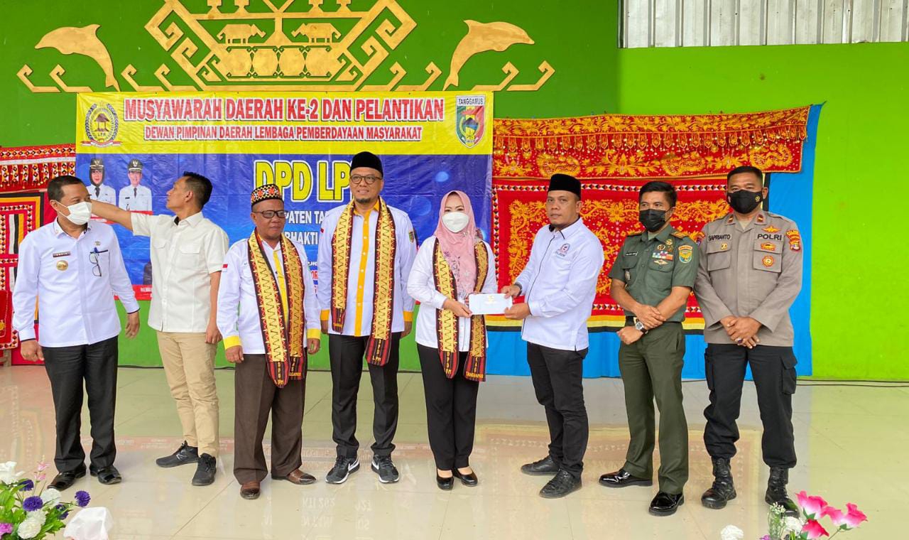 Kurnain Aklamasi Terpilih Menjadi Ketua LPM Kabupaten Tanggamus 2022-2027