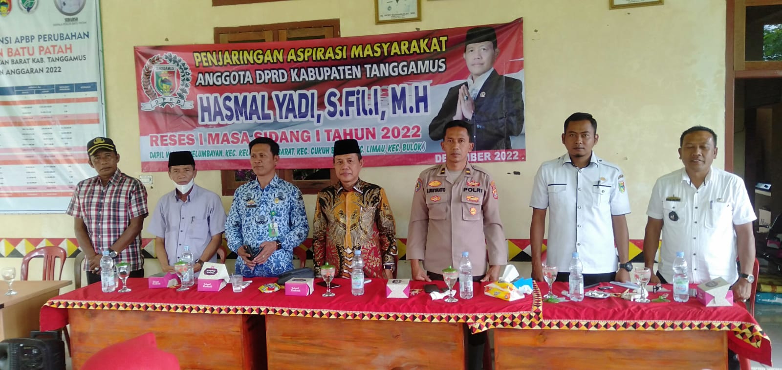 Reses 1 Sidang 1 2022 ” Anggota DPRD Kabupaten Tanggamus Hasmalyadi. S.Pil.I.MH. Menggelar Acara Menampung  Aspirasi Masyarakat “