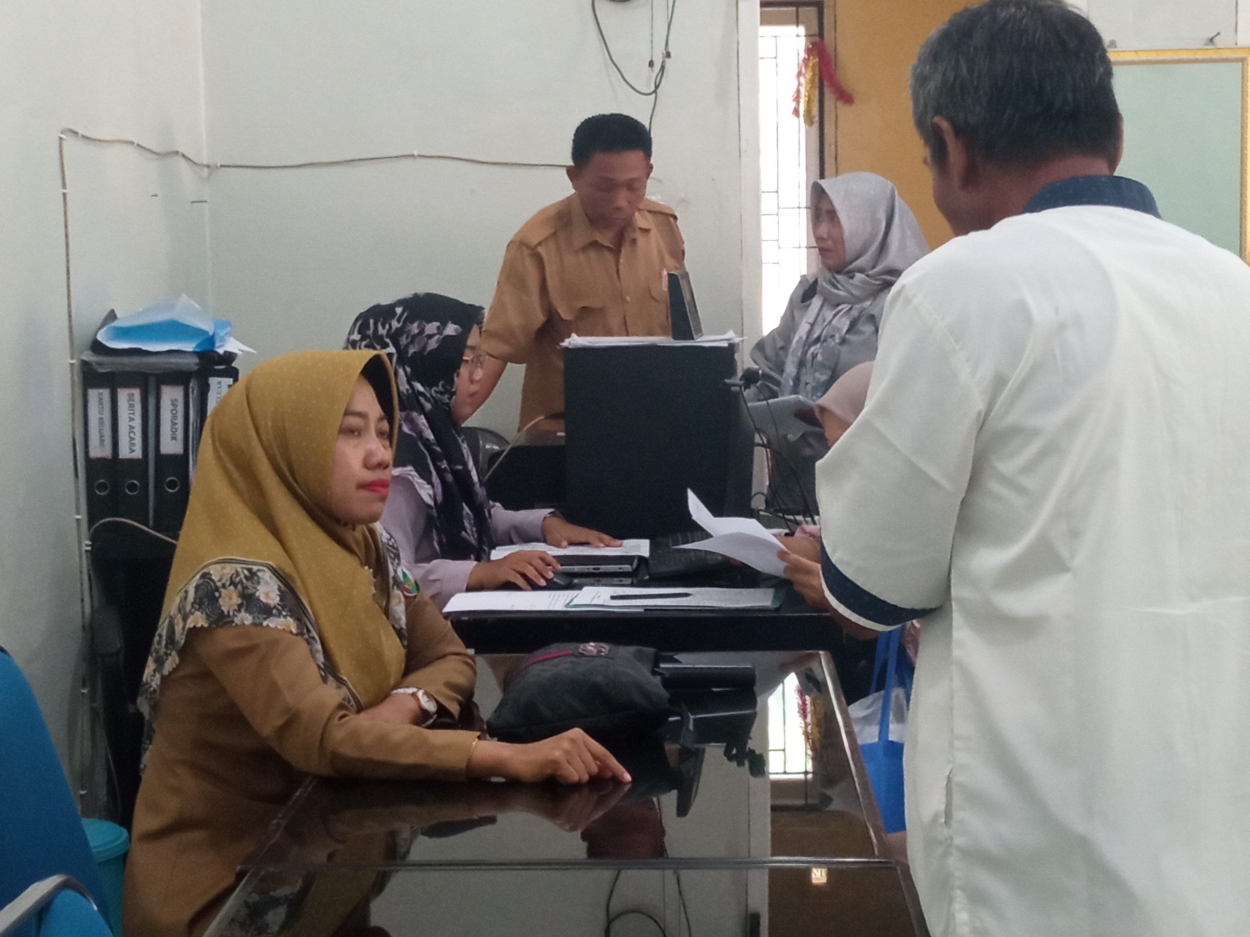 Desa Gebang Kecamatan Teluk Pandan Gelar Evaluasi