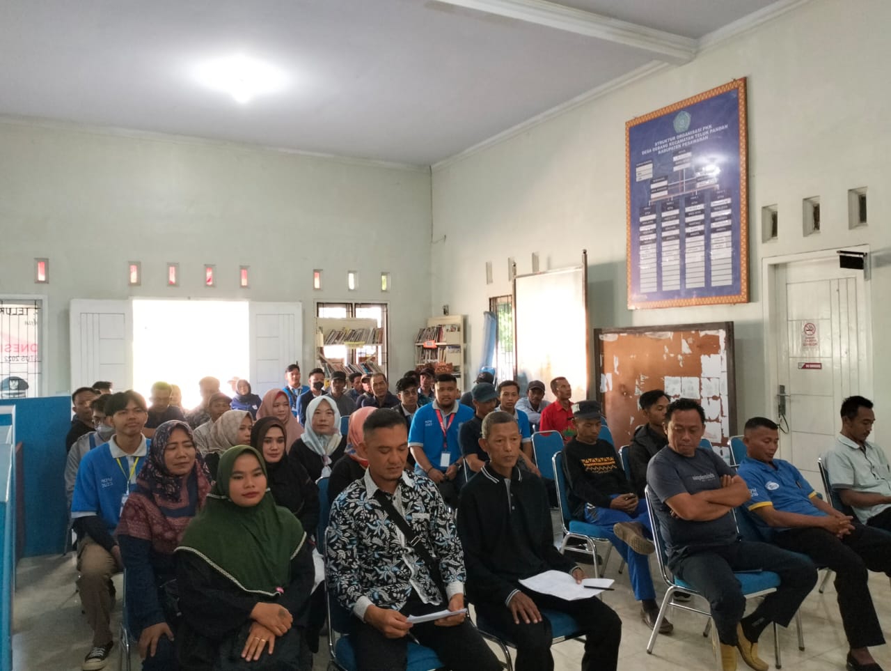 Desa Gebang Kecamatan Teluk Pandan Gelar Perolingan Staf