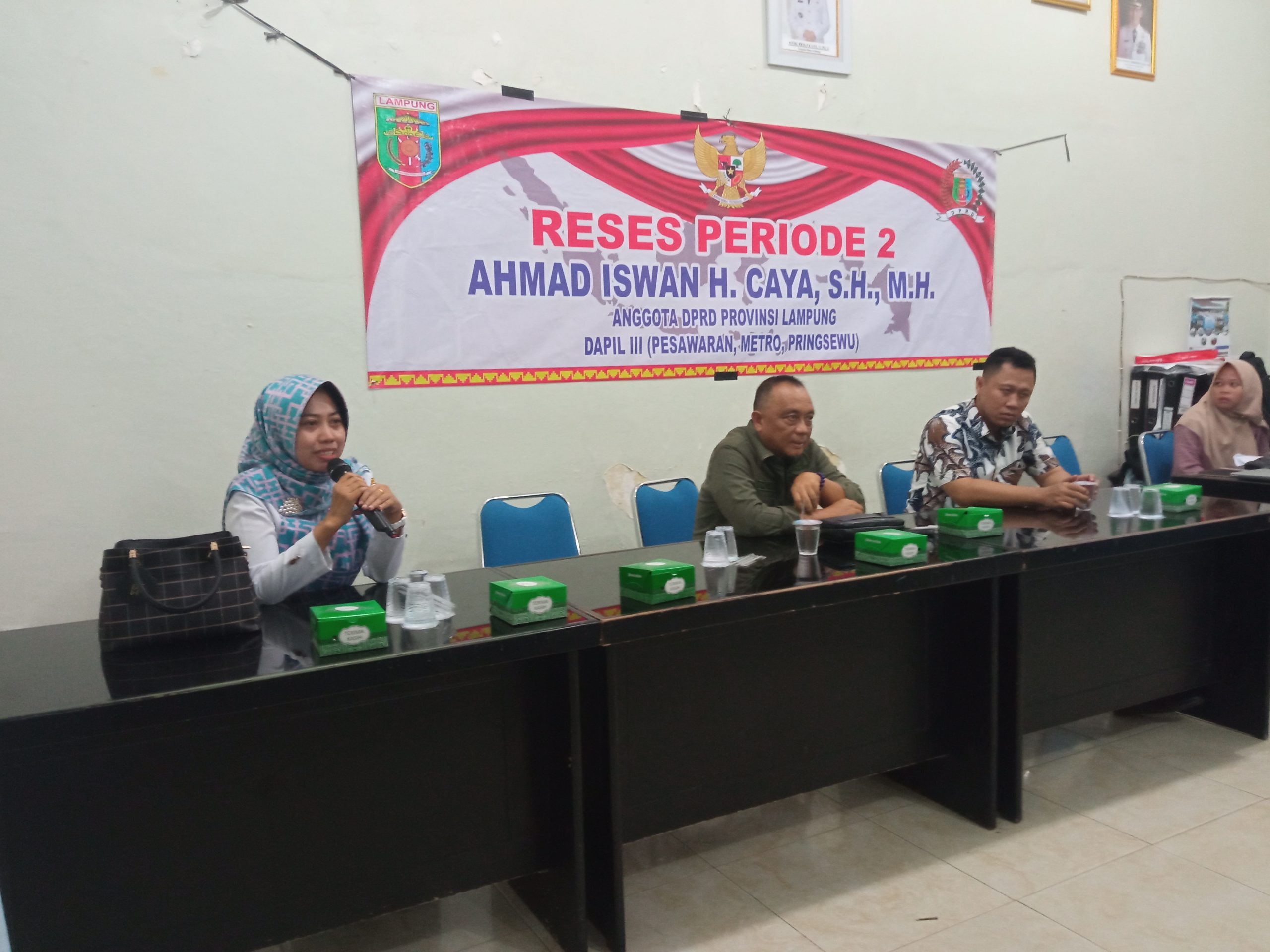 Anggota Dewan Dari Partai PAN Gelar Acara  Reses  Ke 2 Di Desa Gebang