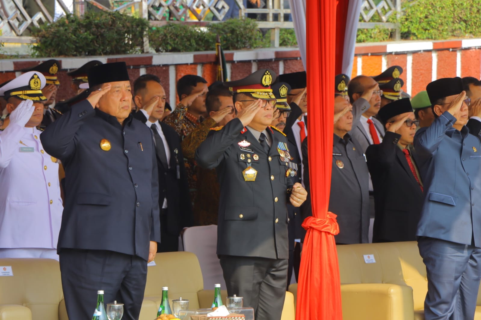 Hadiri Upacara HUT TNI, ini Ucapan Kapolda Lampung