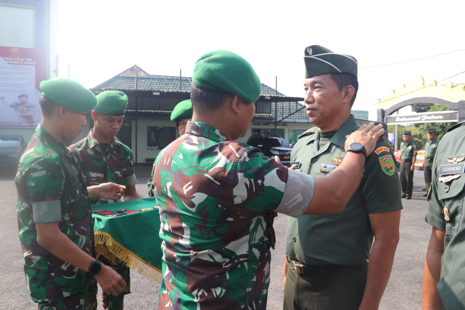 27 Prajurit Kodim 0410/KBL Laksanakan Corp raport Naik Pangkat Periode 1 Oktober 2023