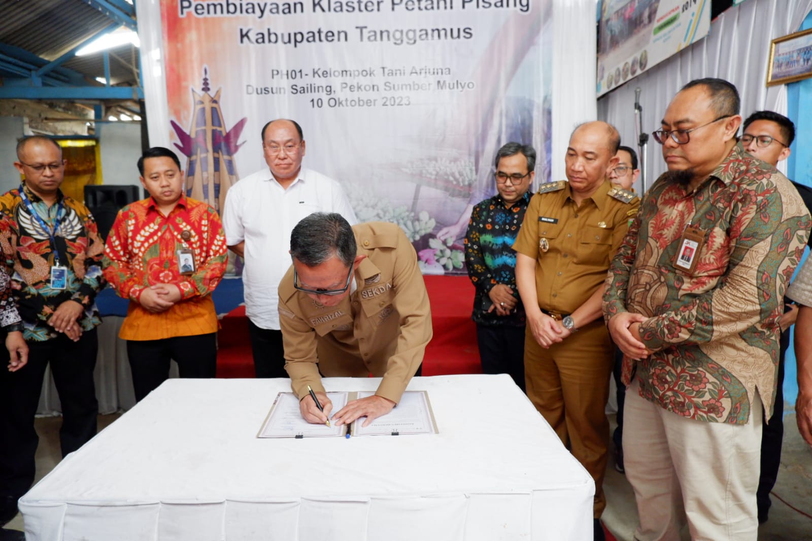 OJK Provinsi Lampung Terus Dukung Pengembangan Pembiayaan Produk Unggulan Komoditas Pisang mas