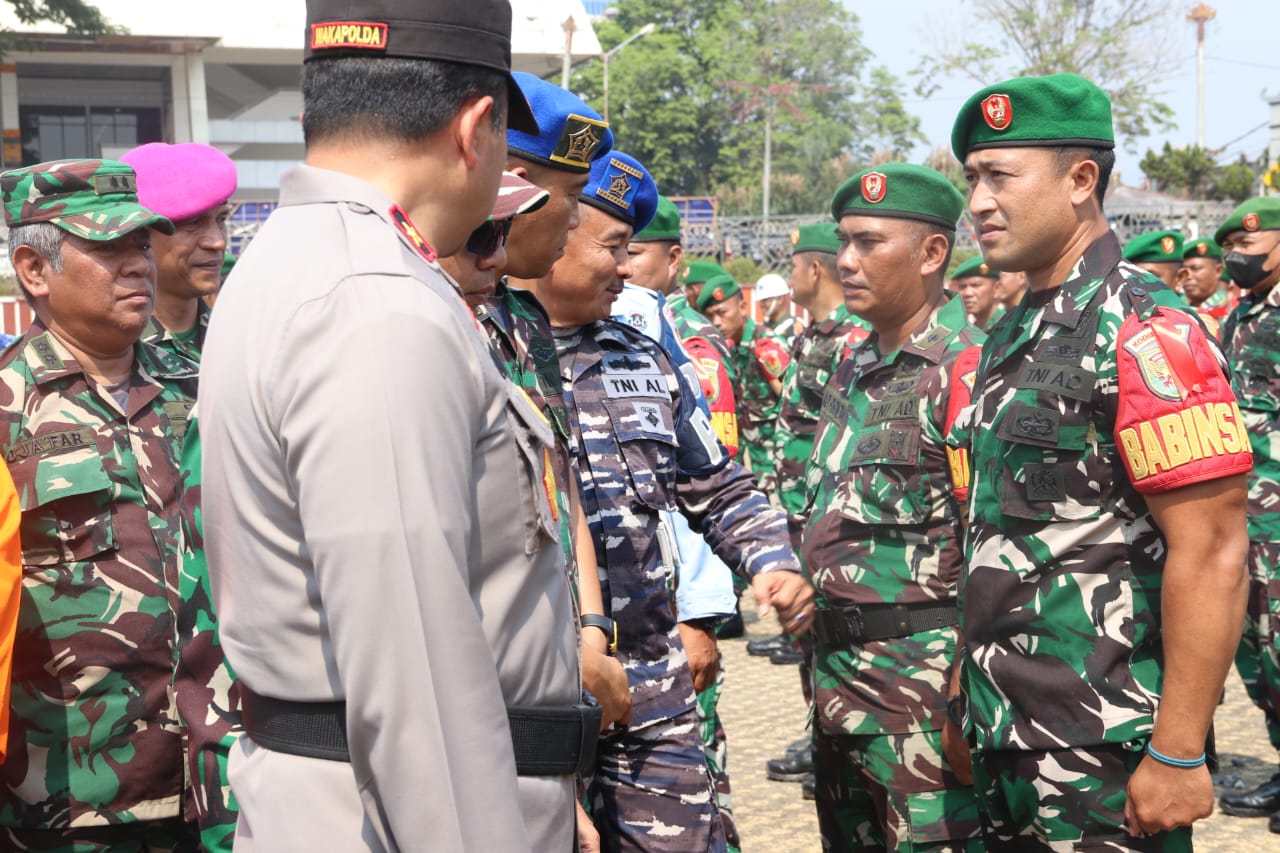 Babinsa Jajaran Kodim 0410/KBL Ikuti Apel Mantap Brata 2023-2024