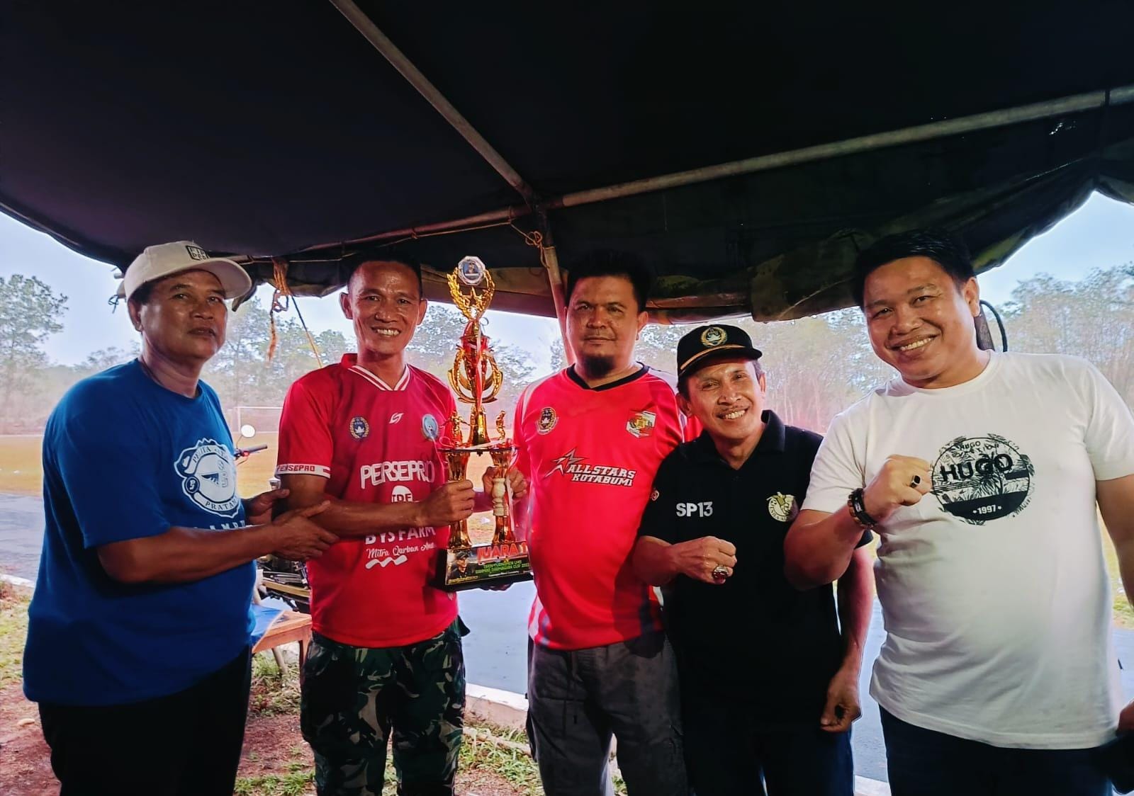 Saling Serang, Old Star Lampura Berhasil Raih Juara 1 RD Cup Di Kimal Lampung