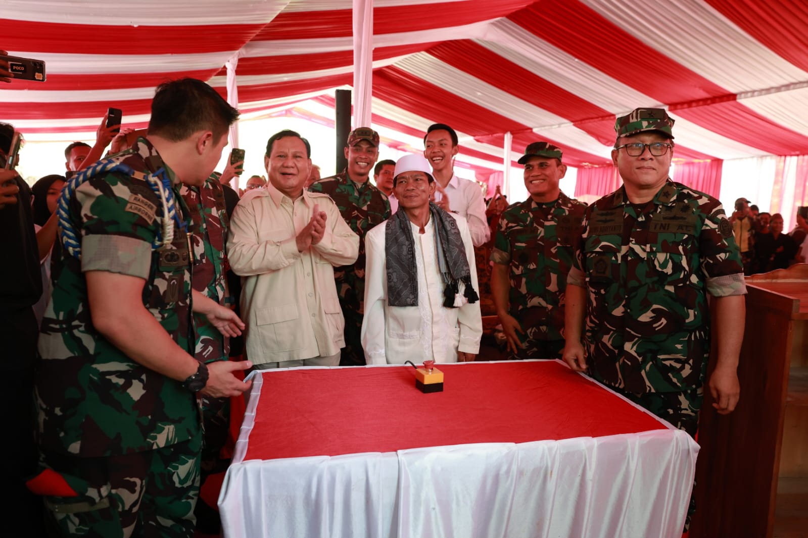 Menhan Prabowo Resmikan 15 Titik Sumur Bor di Banten