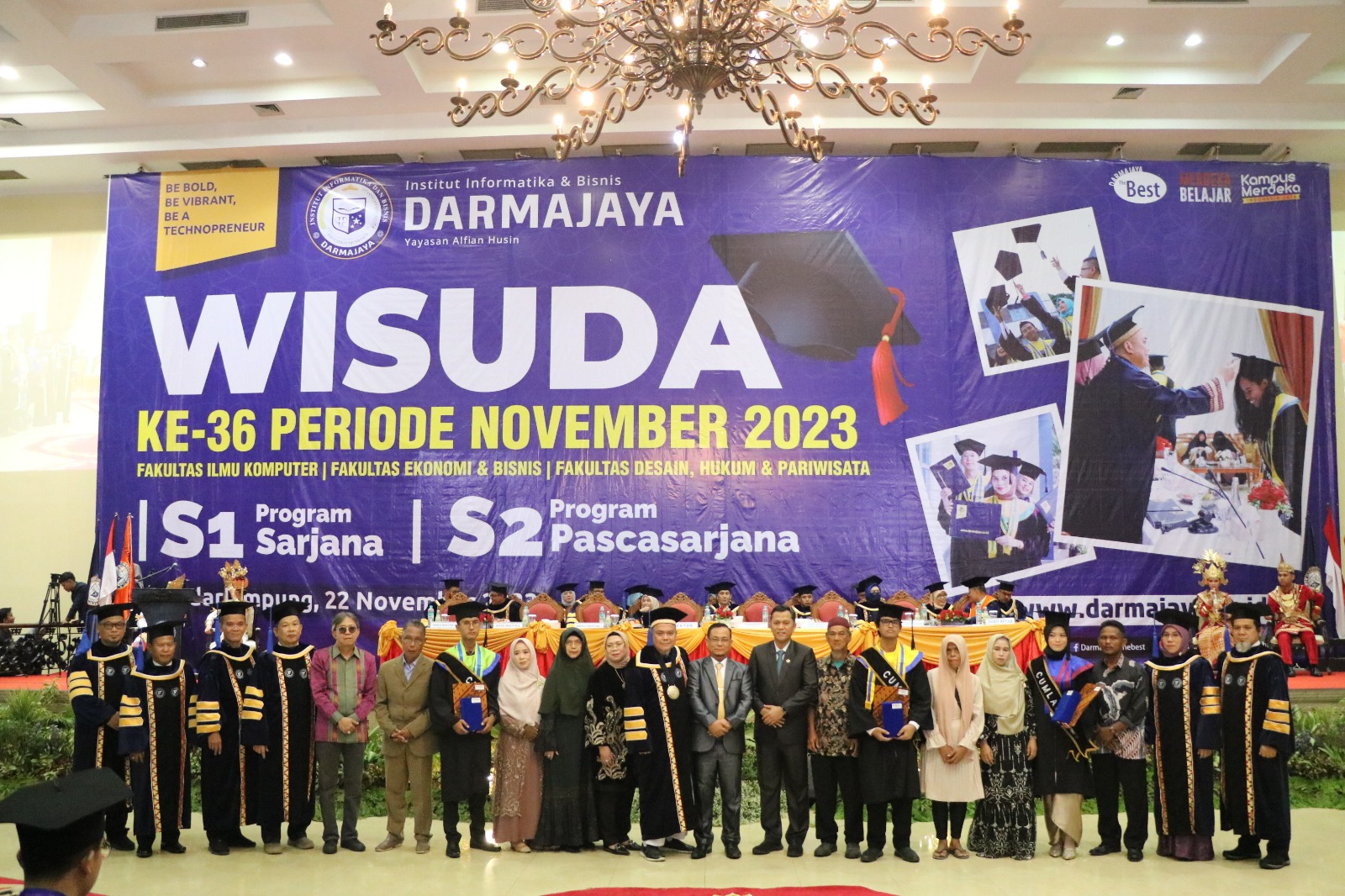 Tiga Wisudawan Raih Beasiswa Pascasarjana 100 Persen di IIB Darmajaya