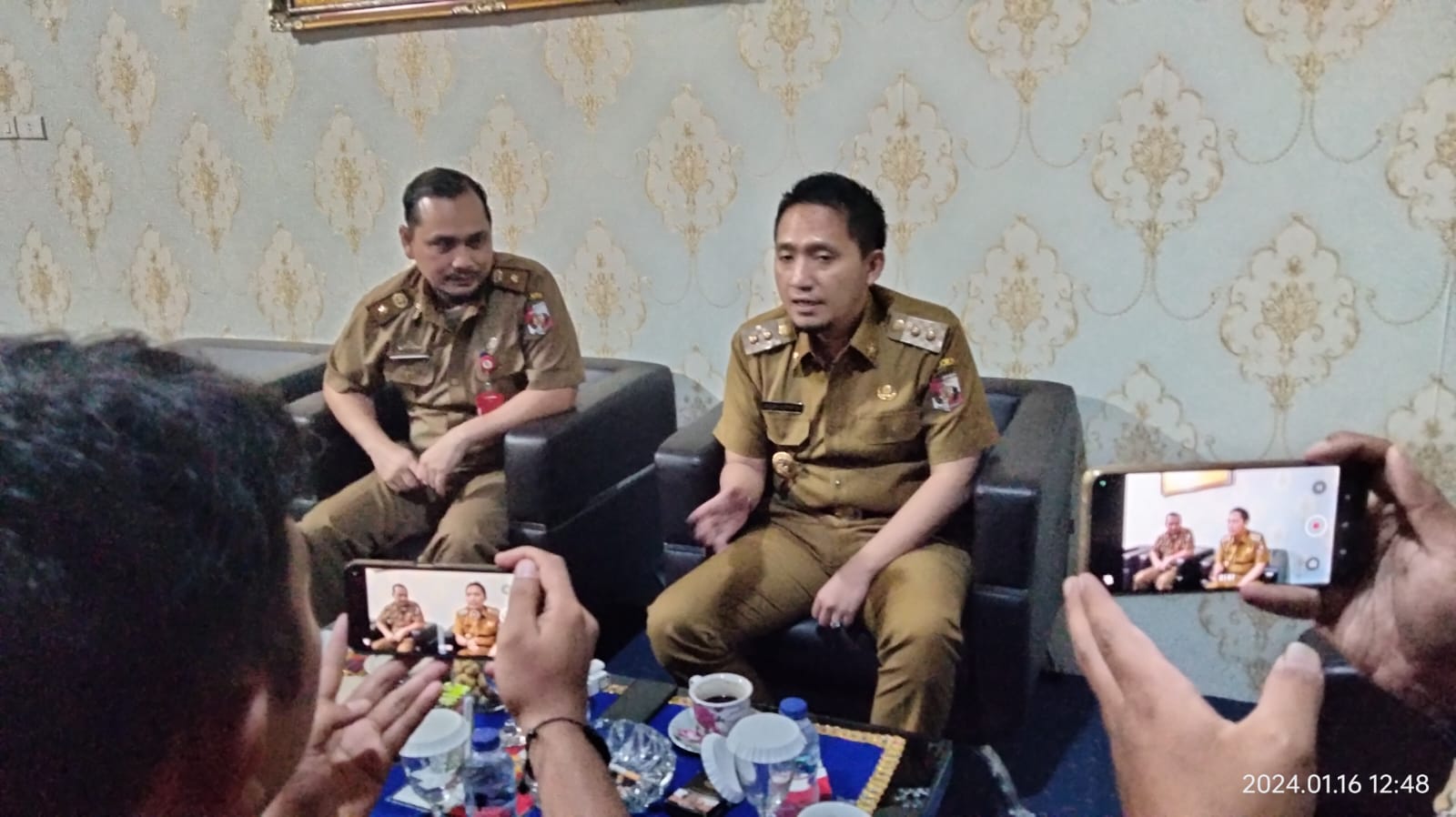 Pemkab Lampung Selatan Melalui TPID Ikuti Rapat Koordinasi PID Secara Virtual