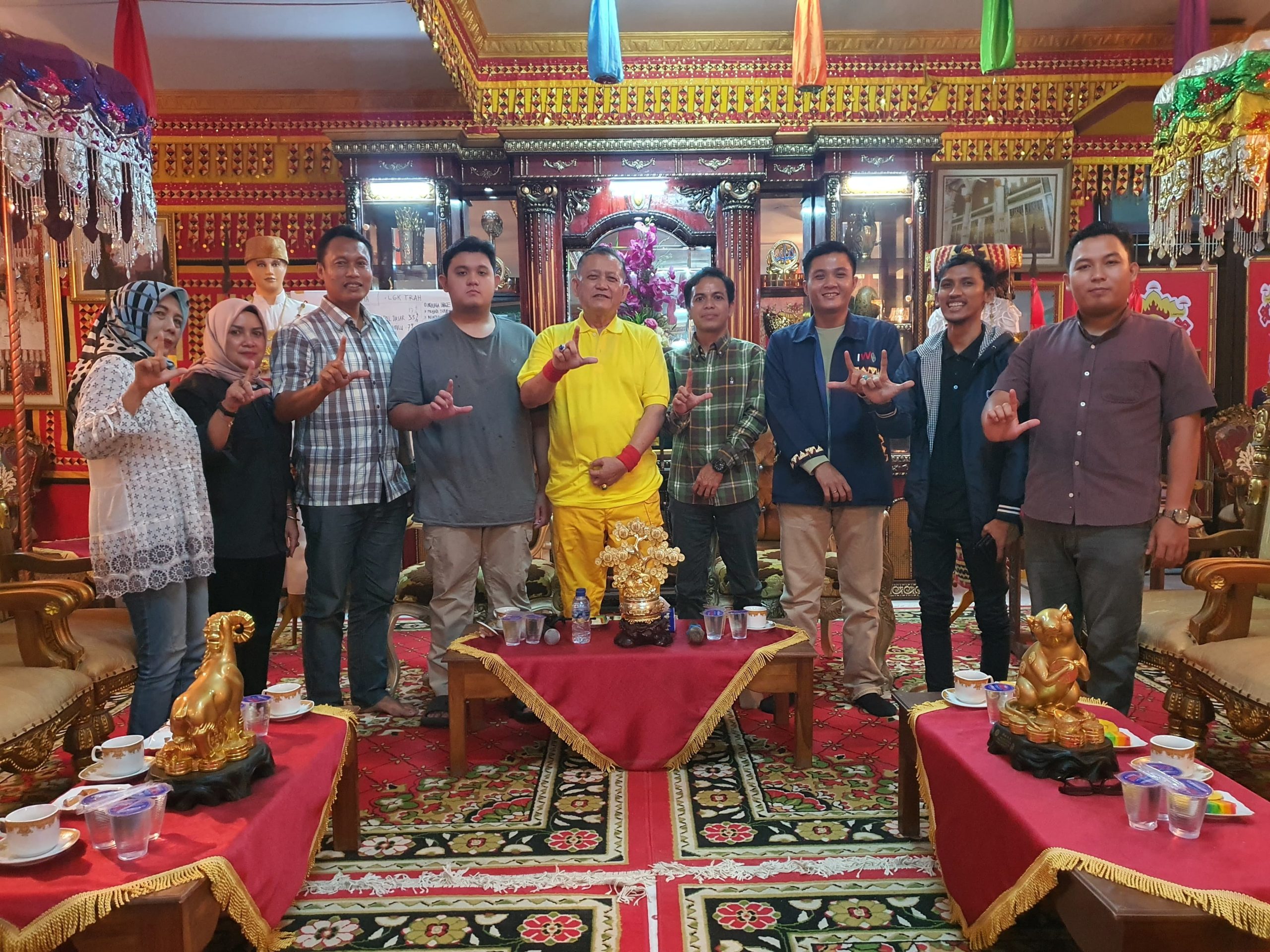 PW IWO Provinsi Lampung Silaturahmi Ke Gedung Lamban Kuning