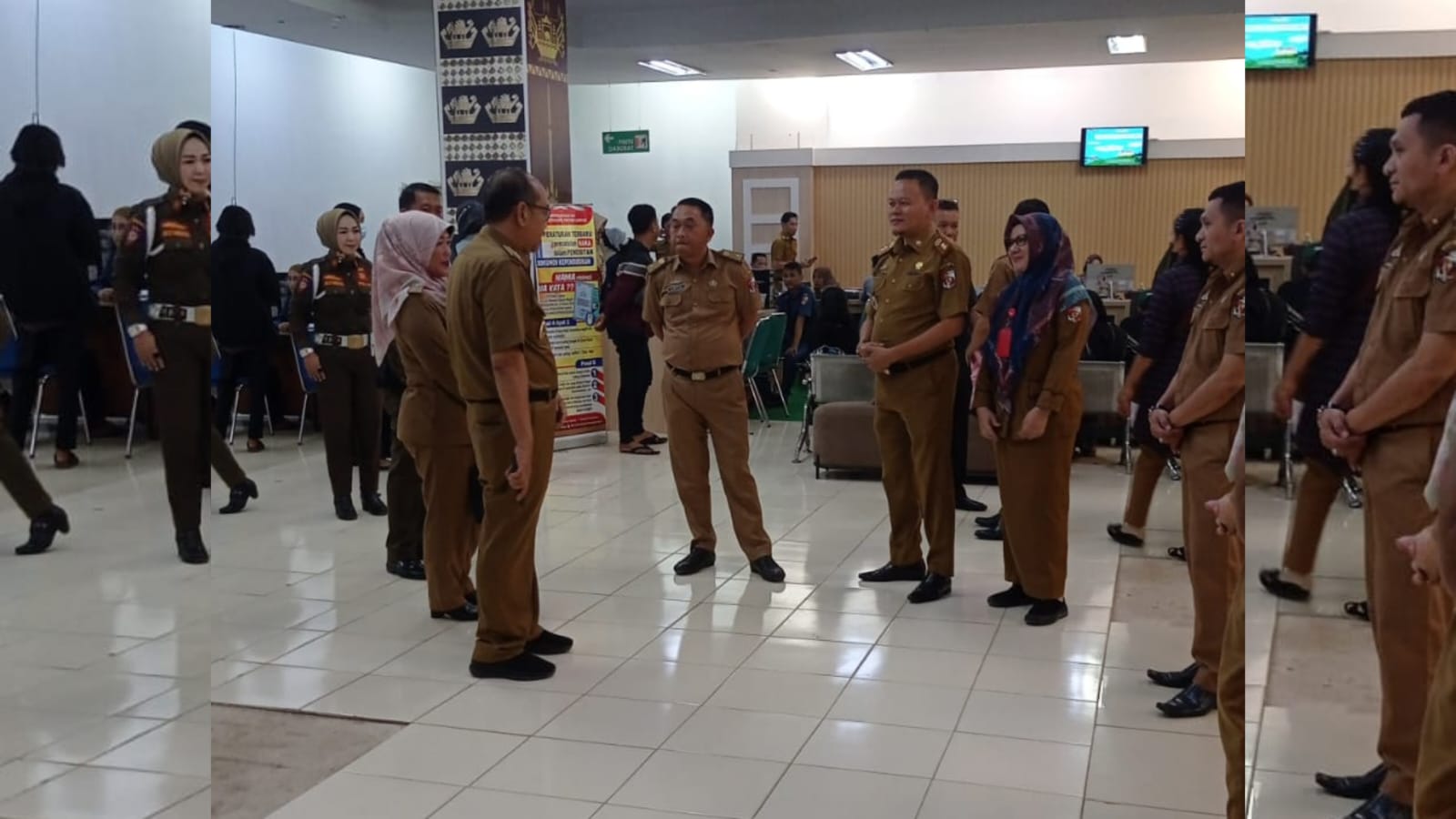 Pasca Lebaran MPP Pada Disdukcapil Lampura Ramai Dikunjungi Masyarakat