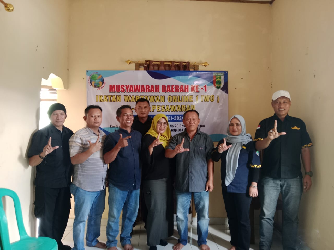 Secara Aklamasi Syamsurizal Terpilih Sebagai Ketua IWO Kabupaten Pesawaran