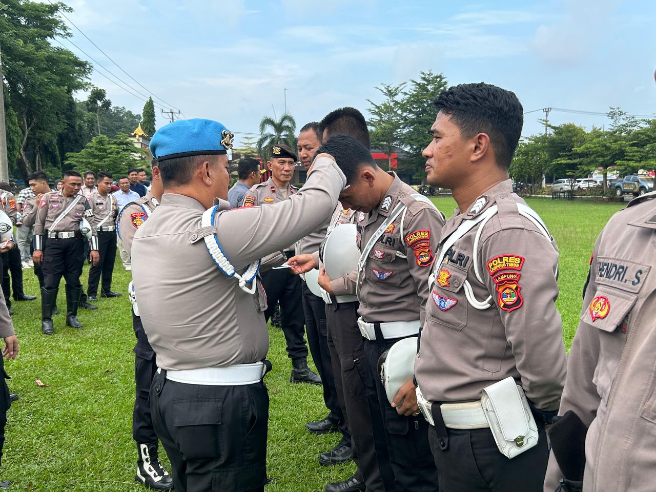 Wujudkan Anggota Polri Yang Disiplin, Bid Propam Polda Lampung Melaksanakan Gaktibplin Di Polres Lamtim