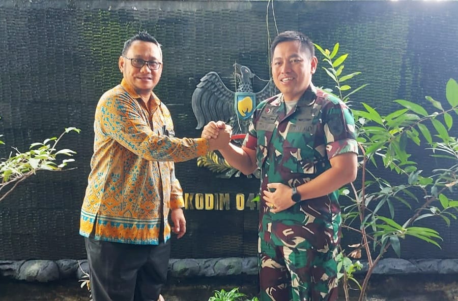 Dandim 0410/KBL Sambut Hangat Kunjungan Silaturahmi Ketua Pengadilan Agama Tanjung Karang