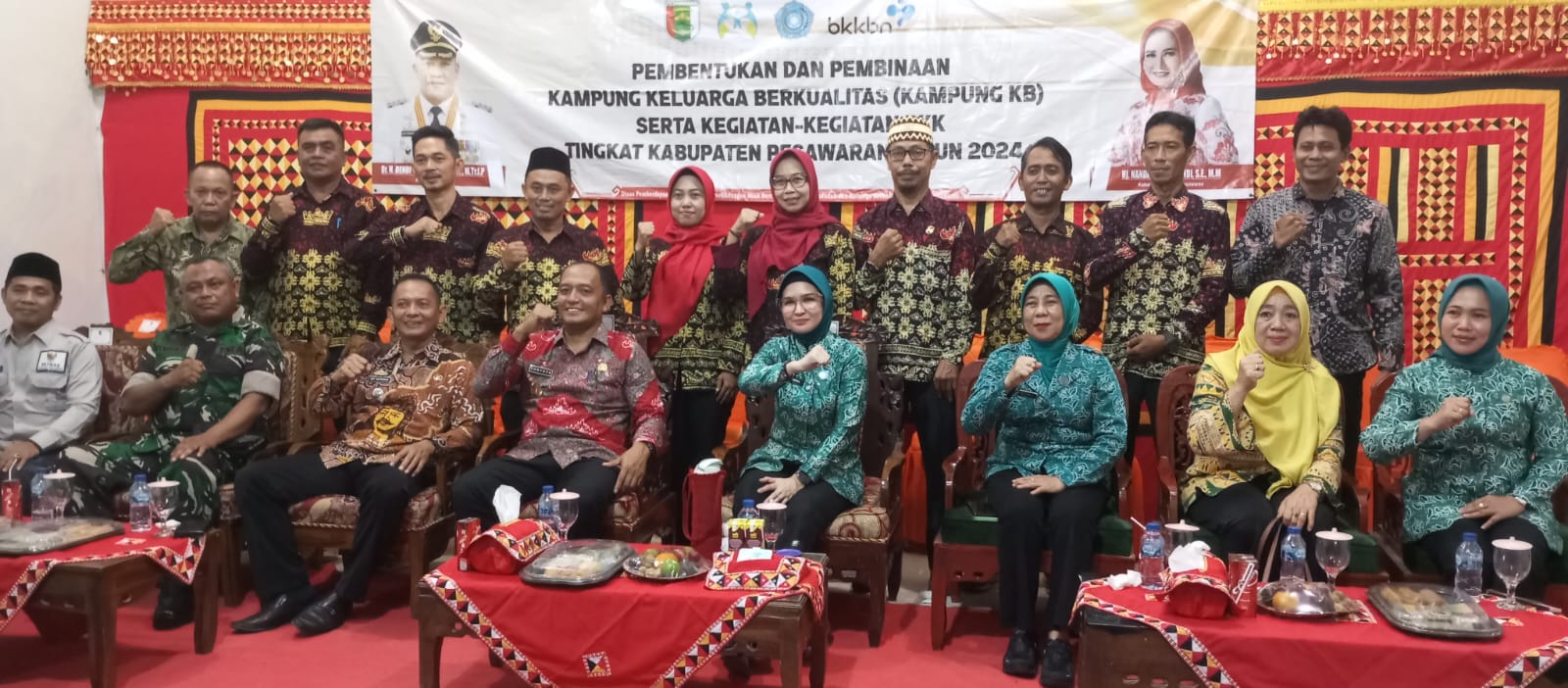 Pencanangan Desa Gebang Kecamatan Teluk Pandan Sebagai Kampung KB Berkualitas