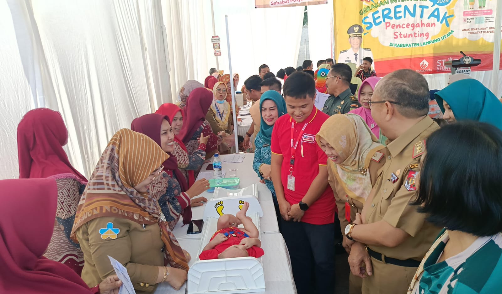 Cegah Stunting, Alfamart & Pemkab Lampura Gelar Program ‘Sahabat Posyandu’