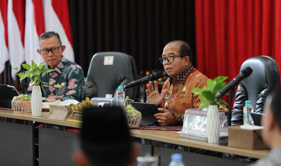 High Level Meeting TPID, Pj Gubernur Samsudin Beri Arahan Pengendalian Inflasi Daerah
