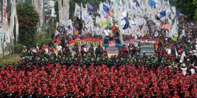 Besok, Seribu Buruh Bakal Demo di DPR dan Kemnaker