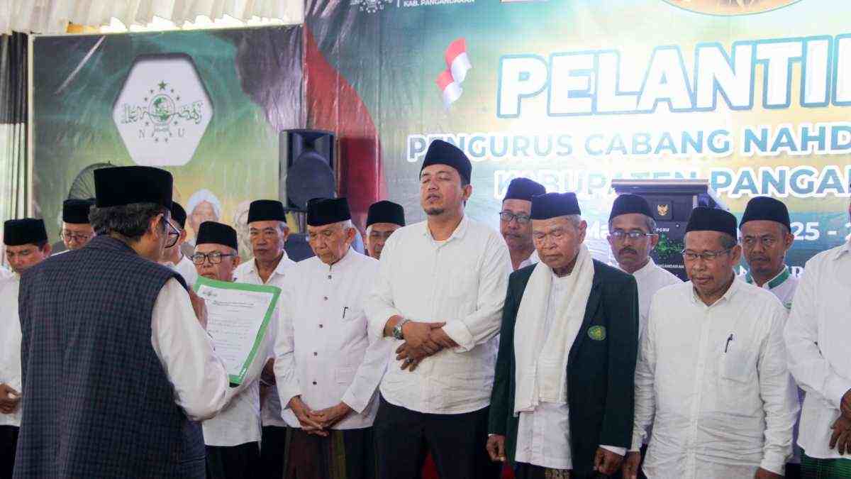 Fokus pada Pengkaderan dan Ekonomi, PCNU Pangandaran 2025-2030 Resmi Dilantik