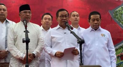 Pramono Bersama Megawati Resmikan Taman Bendera Pusaka
