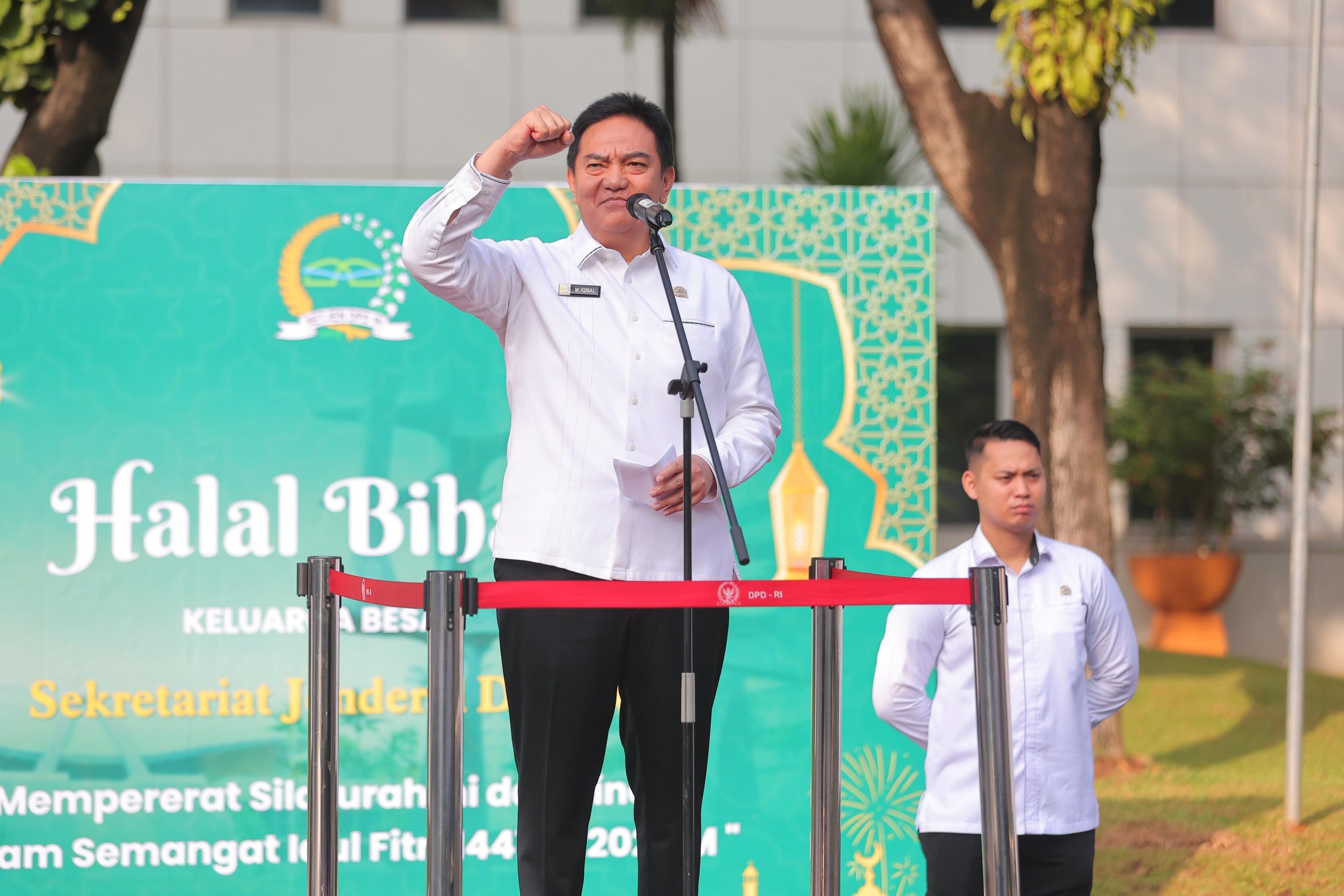 Apel “Halalbilhalal” ASN, Sekjen DPD RI Pesan Efisiensi Anggaran dan Transparansi