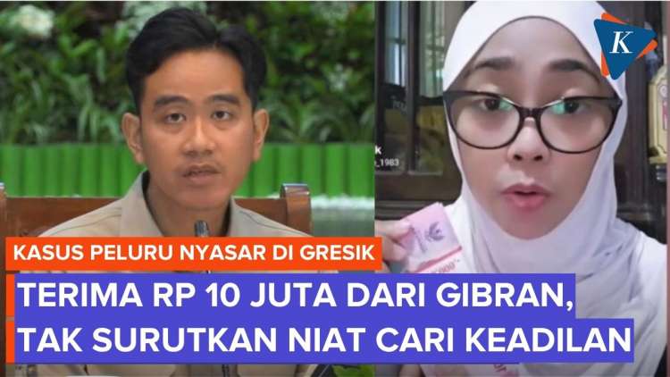 Ibu Korban Peluru Nyasar di Gresik Terima Rp 10 Juta dari Gibran, Tak Surut Cari Keadilan