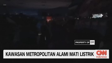 VIDEO: Sejumlah Kawasan Metropolitan Alami Mati Listrik