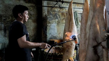 FOTO: Kerupuk Kulit Pancoran dari Gang ke Mancanegara