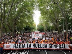500.000 Orang Berdemonstrasi di Madrid Memprotes Krisis Perumahan