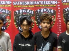 4 Pemuda Kuras Barang Turis Asing Buat Pesta Miras